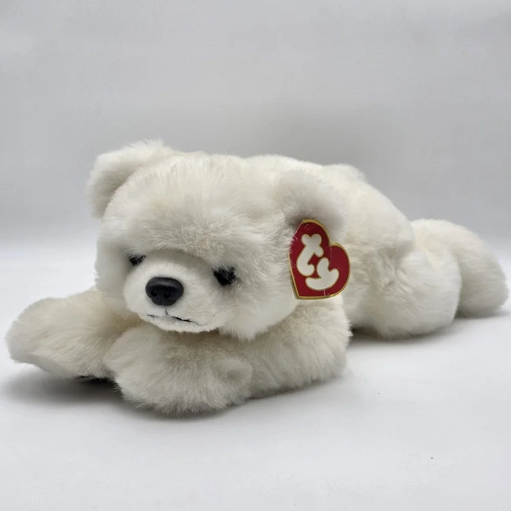 Ty Beanie Buddy Polar Bear Paws‎ Plush White 18